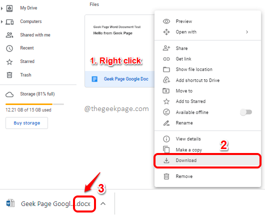 如何将 Google Doc 文件转换为 MS Word 文件，反之亦然