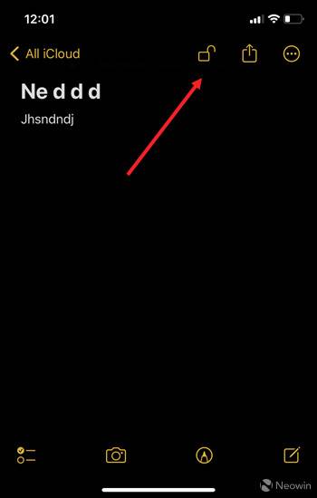 如何为 iOS 上的Notes应用程序设置FaceID锁？