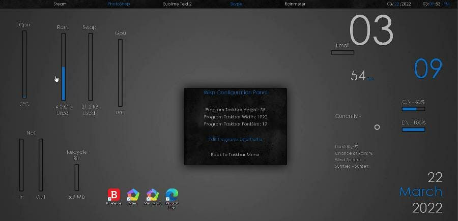 推荐适用于Windows 11的最佳Rainmeter皮肤Top 5