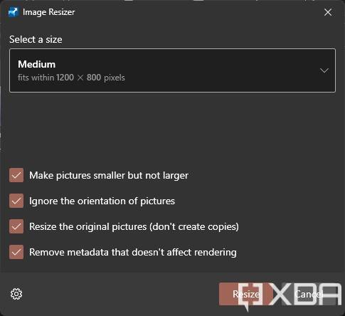 如何在 Windows PC 上调整图像大小