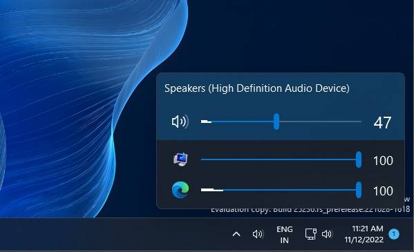 Windows 11 的第 3 方音量混合器替换现在更快