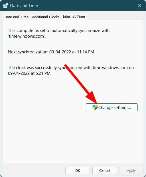 解决 Windows 11 时间同步失败的问题
