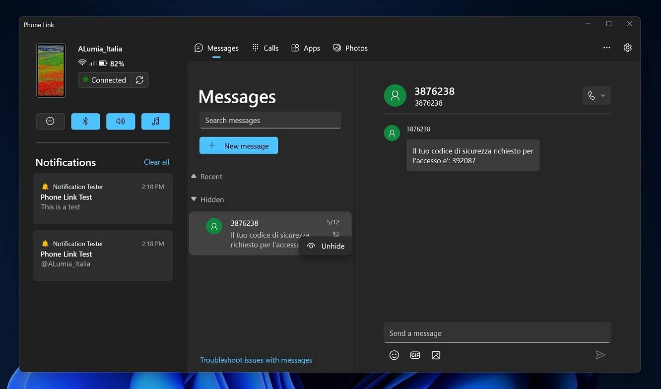 Windows 11 的电话链接和媒体播放器应用程序正在获得新功能