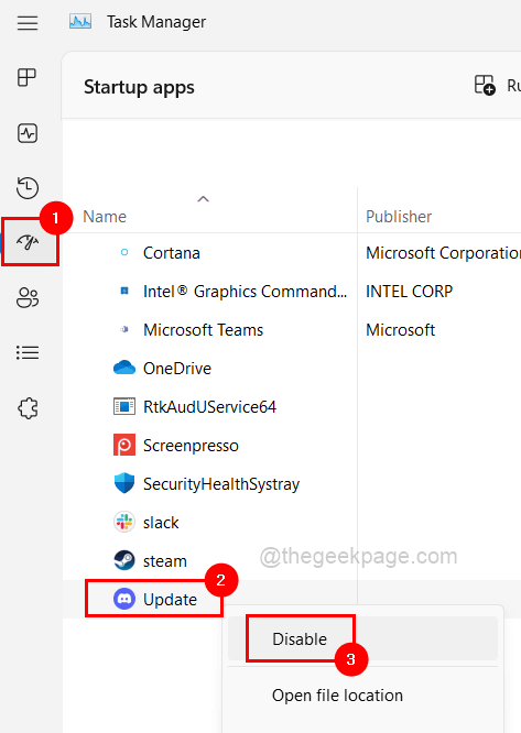 如何在 Windows 11/10启动时禁用或停止Discord运行