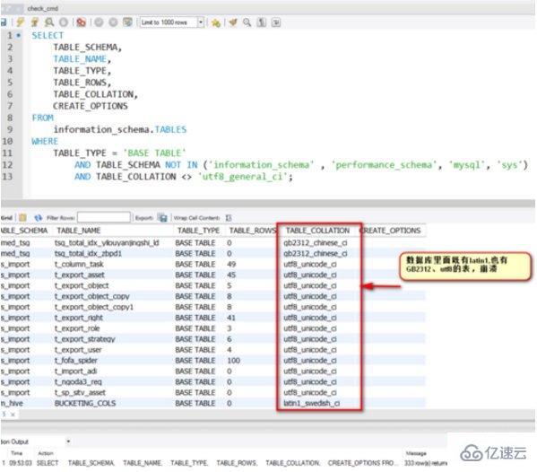 MySQL如何查询数据库中所有表？
