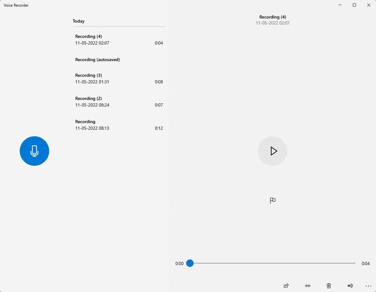 微软发布全新录音应用程序，可供 Windows 11 Insiders 使用