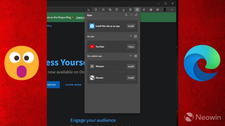 微软为Edge正在开发一个独立的PWA中心。