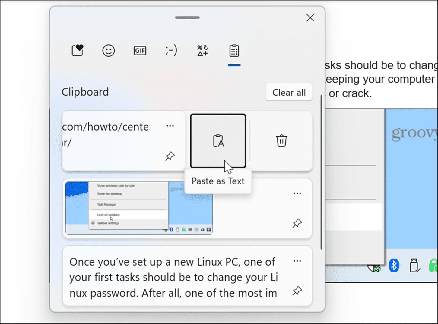 如何使用Windows 11的剪贴板历史记录功能