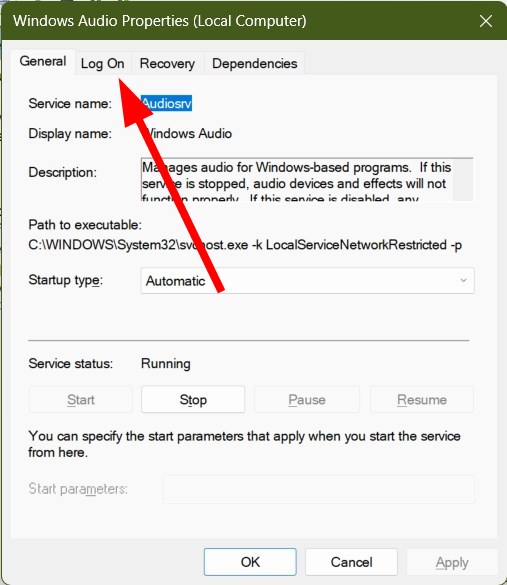 Windows无法在本地计算机上启动音频服务：修复