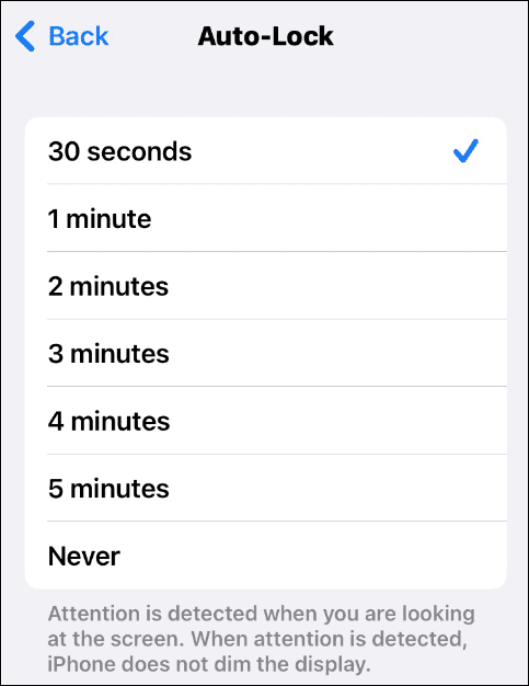 如何调整 iPhone 屏幕超时设置？