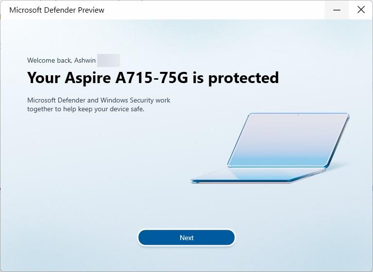 Microsoft Defender 预览版现已在 Windows 10 和 11 上可用
