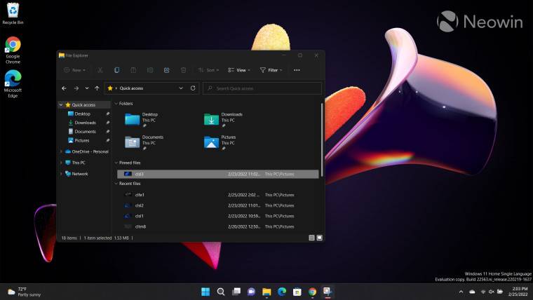 Windows 11文件资源管理器的更新内容