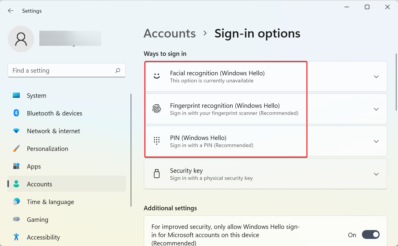 Windows Hello 在 Windows 11 中失灵?尝试这3种方法来解决问题。