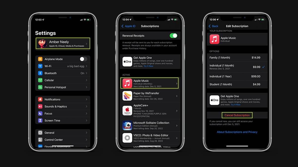 iOS 15 或 iPadOS 15 上如何取消 App Store 订阅？