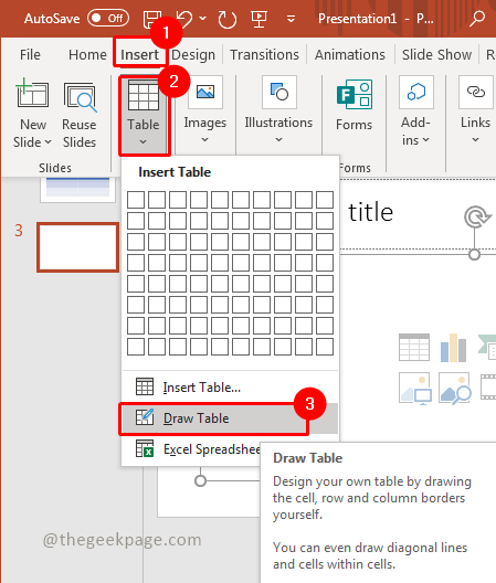 如何在 Powerpoint 中创建和修改表格？