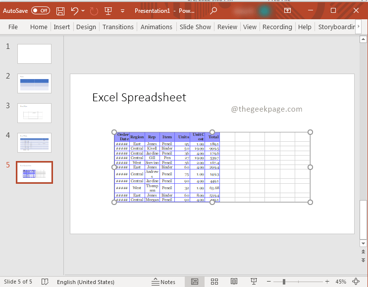 如何在 Powerpoint 中创建和修改表格？