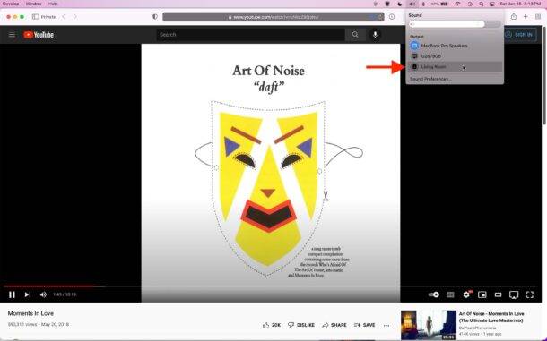 如何使用 Sonos 作为 Mac 的无线音响？