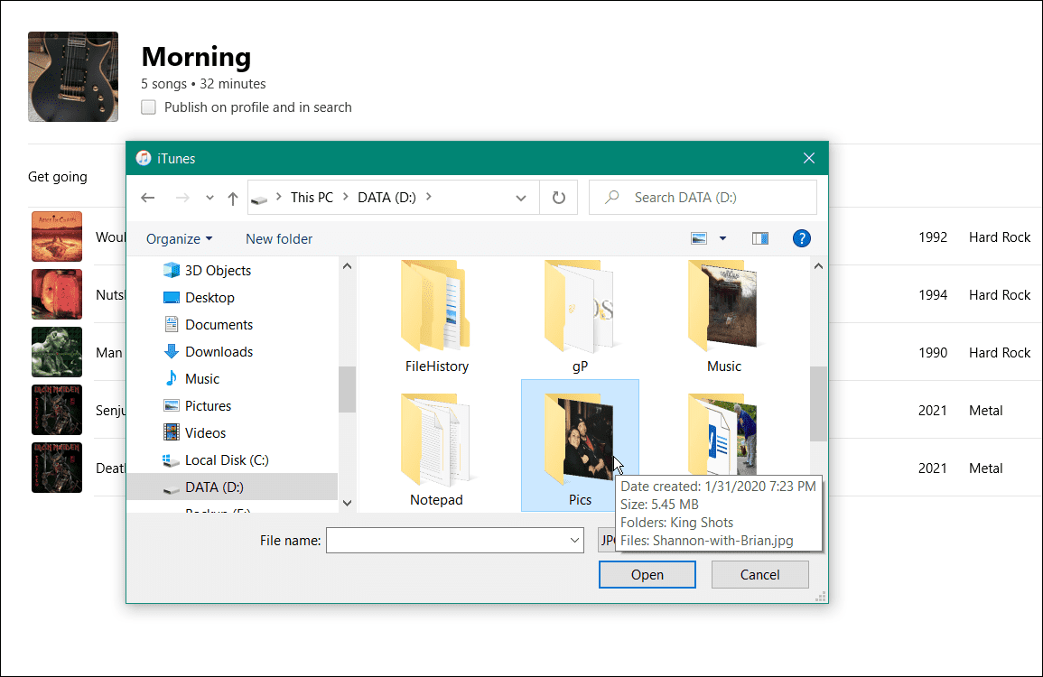 如何修改 Apple Music 中播放列表的封面图片？