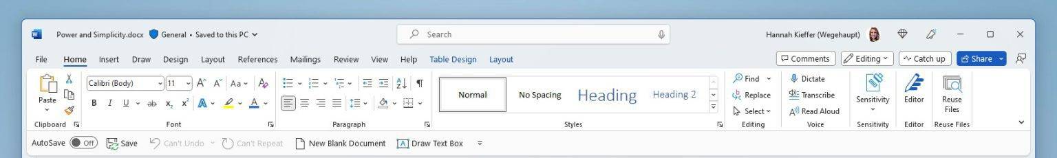 微软取消“快速访问”工具栏自动隐藏和更改命令放置位置的相关举措