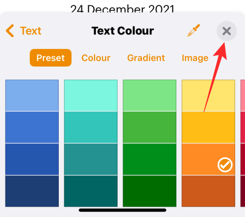 如何在 iPhone 上改变字体颜色？