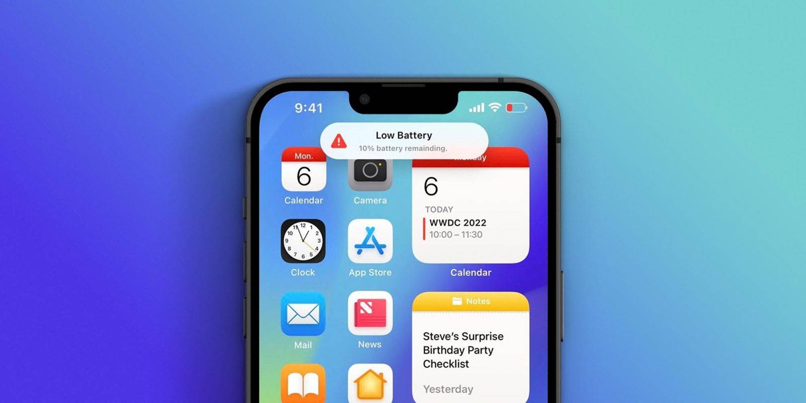 iOS 16：Low Power Battery 模式应弹出音量 HUD 界面的重大更新