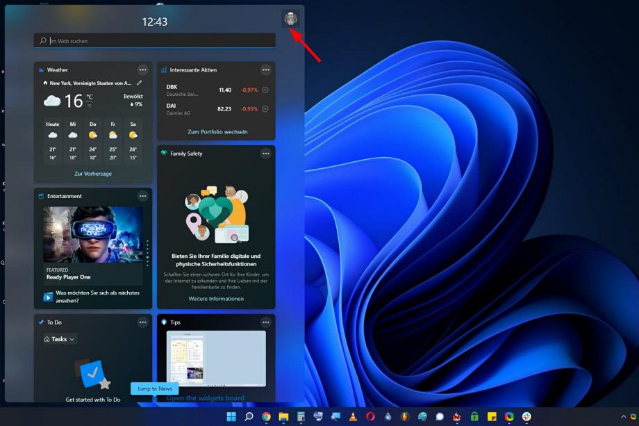 如何在 Windows 11 中更改小部件的语言?
