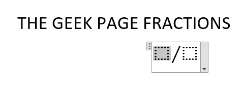 如何在 Microsoft Word 中输入分数