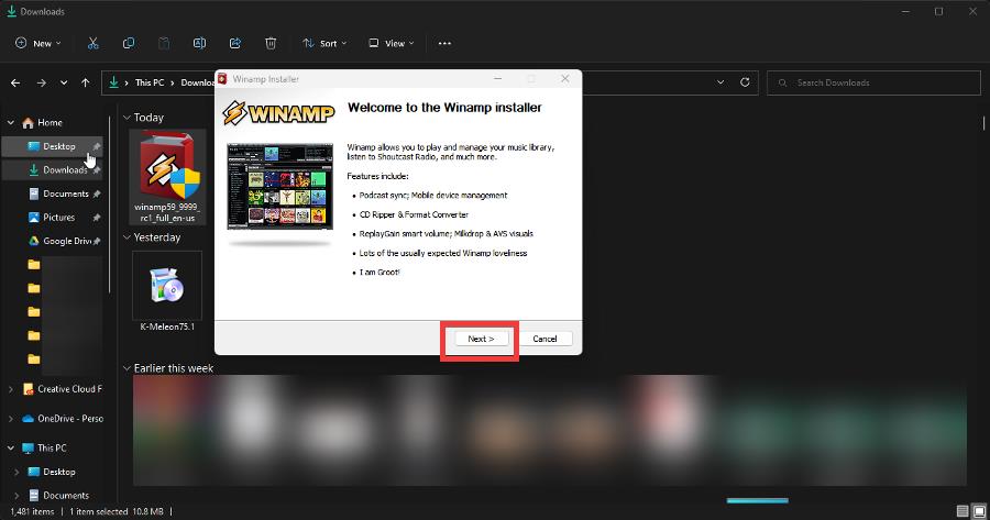 如何下载和安装适用于 Windows 10 和 11 的 Winamp [32/64位]？