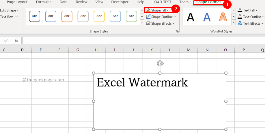 如何在 Microsoft Excel 中添加水印？