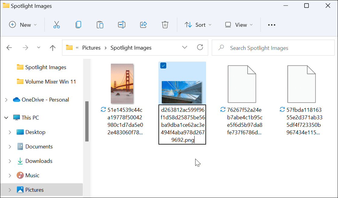 如何在 Windows 11 上保存 Spotlight 集合图像