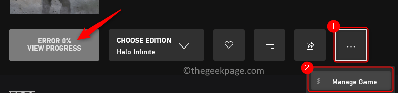 修复：在 Xbox 应用上的 Halo Infinite（Campaign）安装错误代码 0X80070032、0X80070424 或 0X80070005