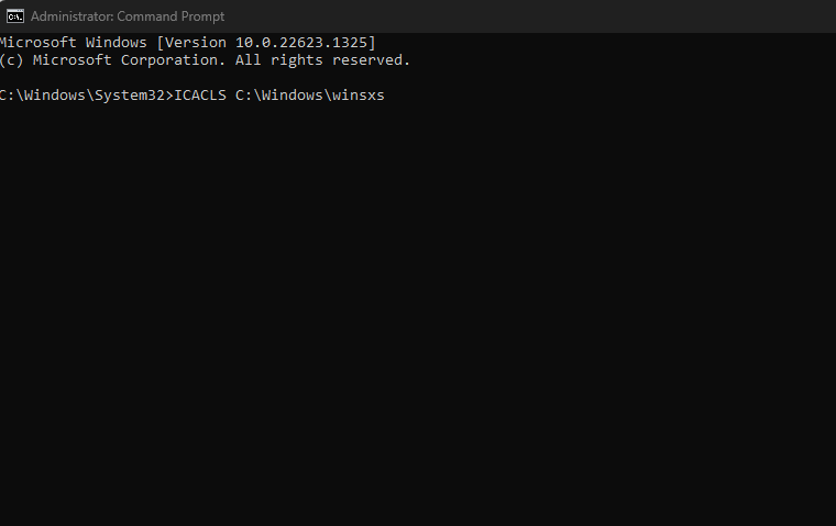 修复：资源保护无法执行该操作