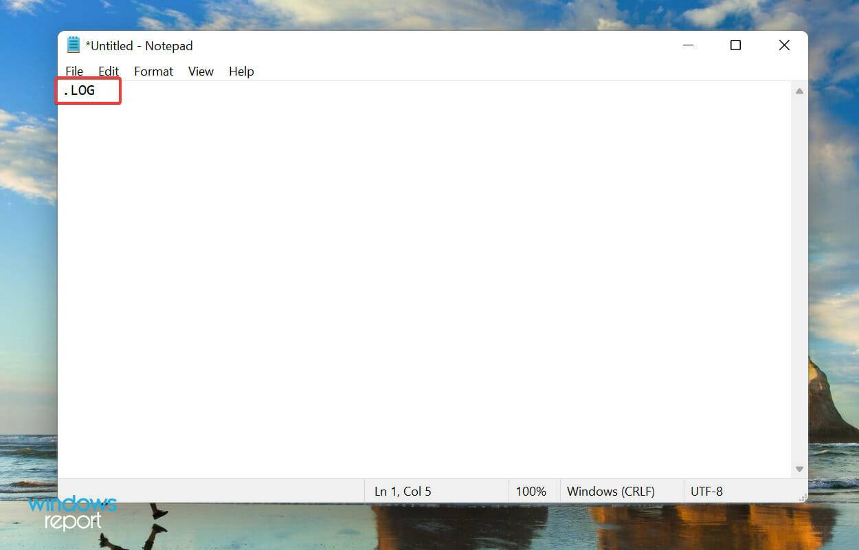在 Windows 11 中如何创建自己的日志文件？