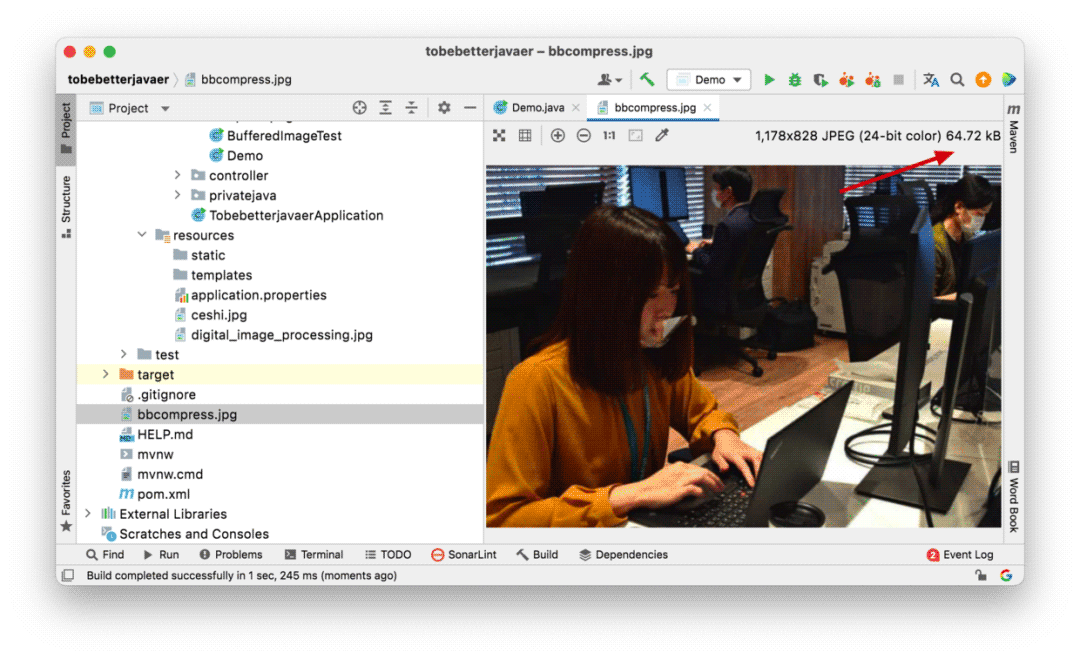 Java图片压缩优化：如何将1M图片压缩为100kb？