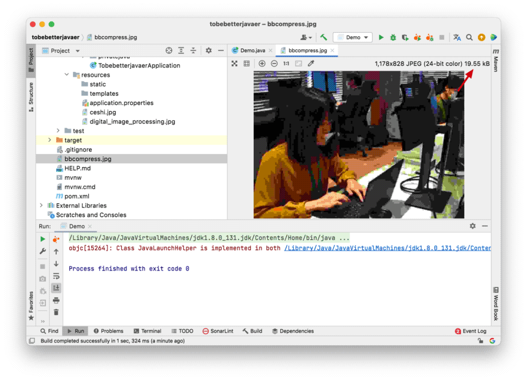 Java图片压缩优化：如何将1M图片压缩为100kb？