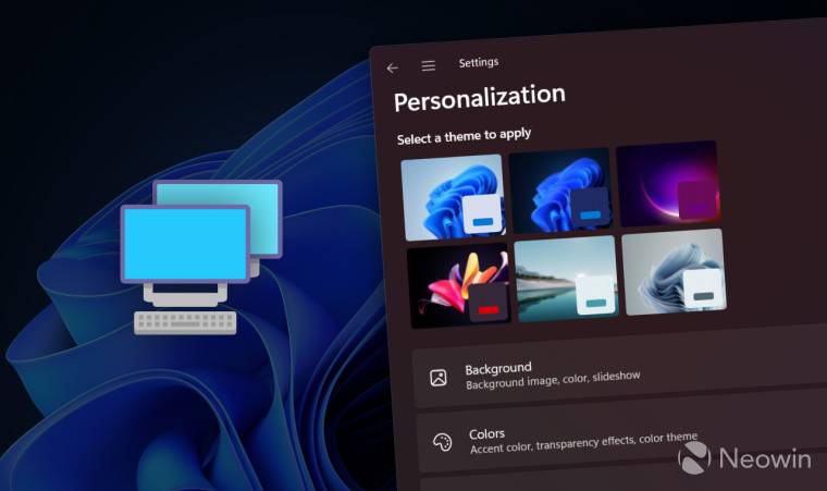 如何在 Windows 11 的不同显示器上设置不同的壁纸