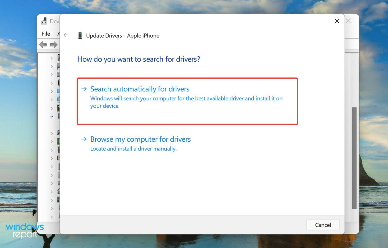 修复：Windows 11 无法识别 iPhone