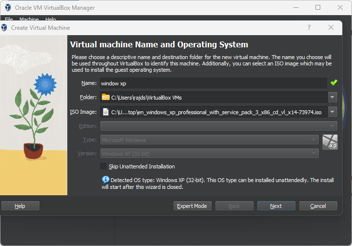 如何在 Windows 11 上使用 VirtualBox 安装 Windows XP ISO？