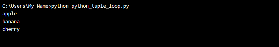 Python元组的创建和使用