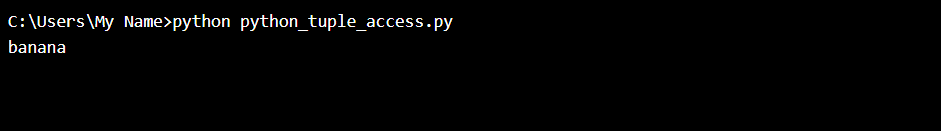 Python元组的创建和使用