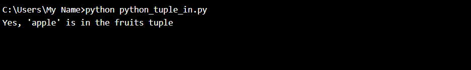 Python元组的创建和使用