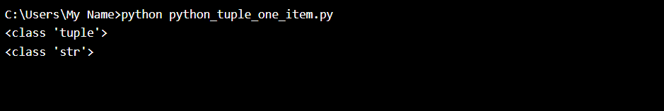 Python元组的创建和使用