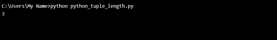 Python元组的创建和使用