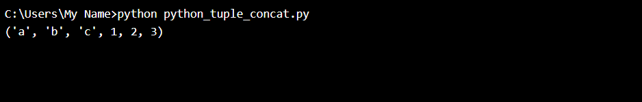 Python元组的创建和使用