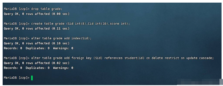 MySQL如何创建外键约束？
