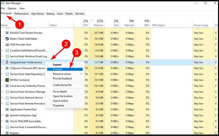 Valorant 无法在 Windows 11 上运行:6 种解决方案