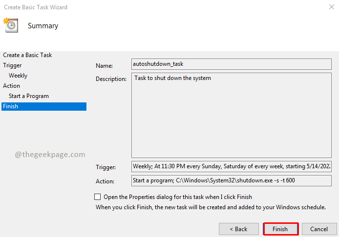 在 Windows 10 / 11 中如何设置自动关机