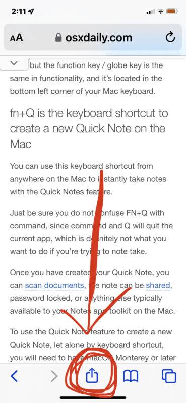 在iPhone和iPad上如何使用Safari进行文字搜索