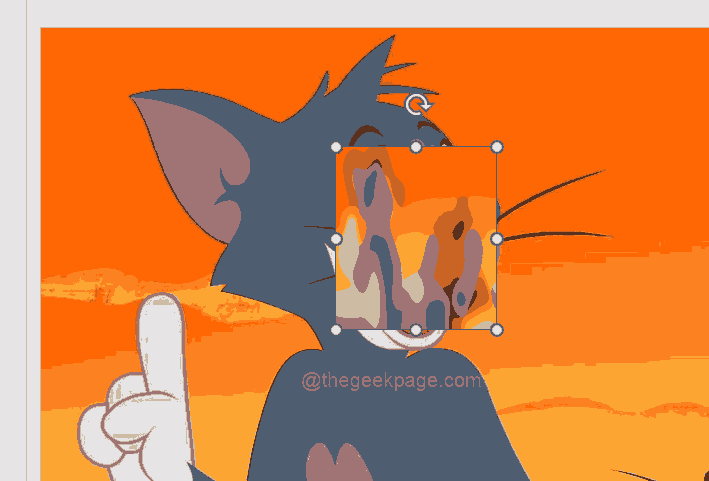 如何在 PowerPoint 中应用模糊效果来隐藏图像的一部分