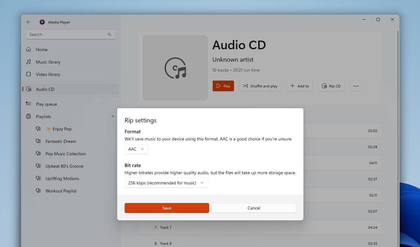 如何使用Windows 11的新媒体播放器轻松翻录CD？
